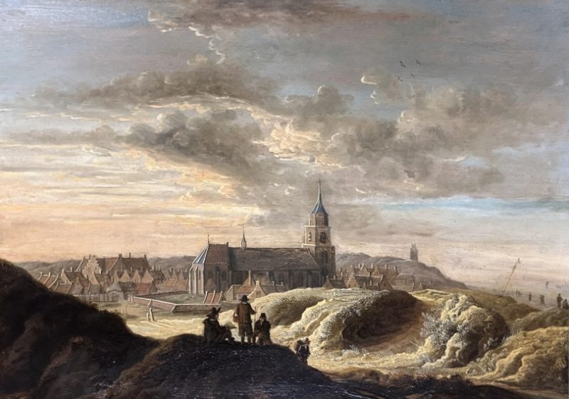 Jacob Classon 1658-1675 - View on Scheveningen, Oil on panel