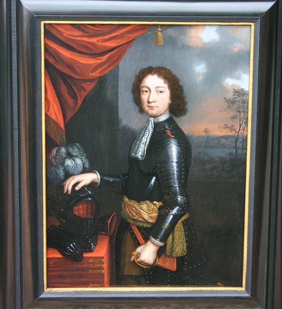 Cornelis Janson van Ceulen 1634-1715  - Portrait of Marcus van Uffelen 1684 - oil on panel