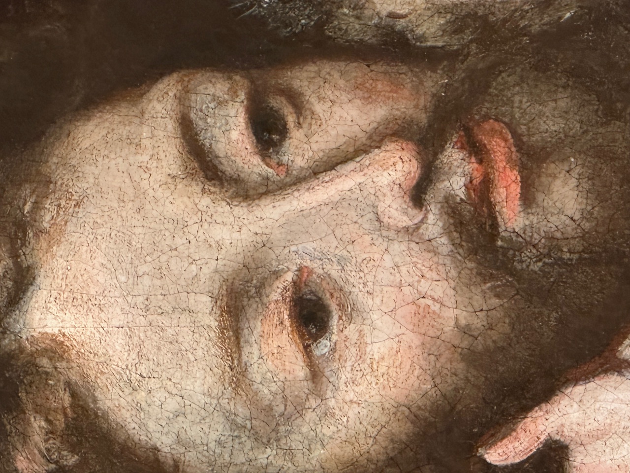 Juan Rizi - 1595-1681 - Joseph and Jésus and the blossoming staff. - oil on canvas - Detail