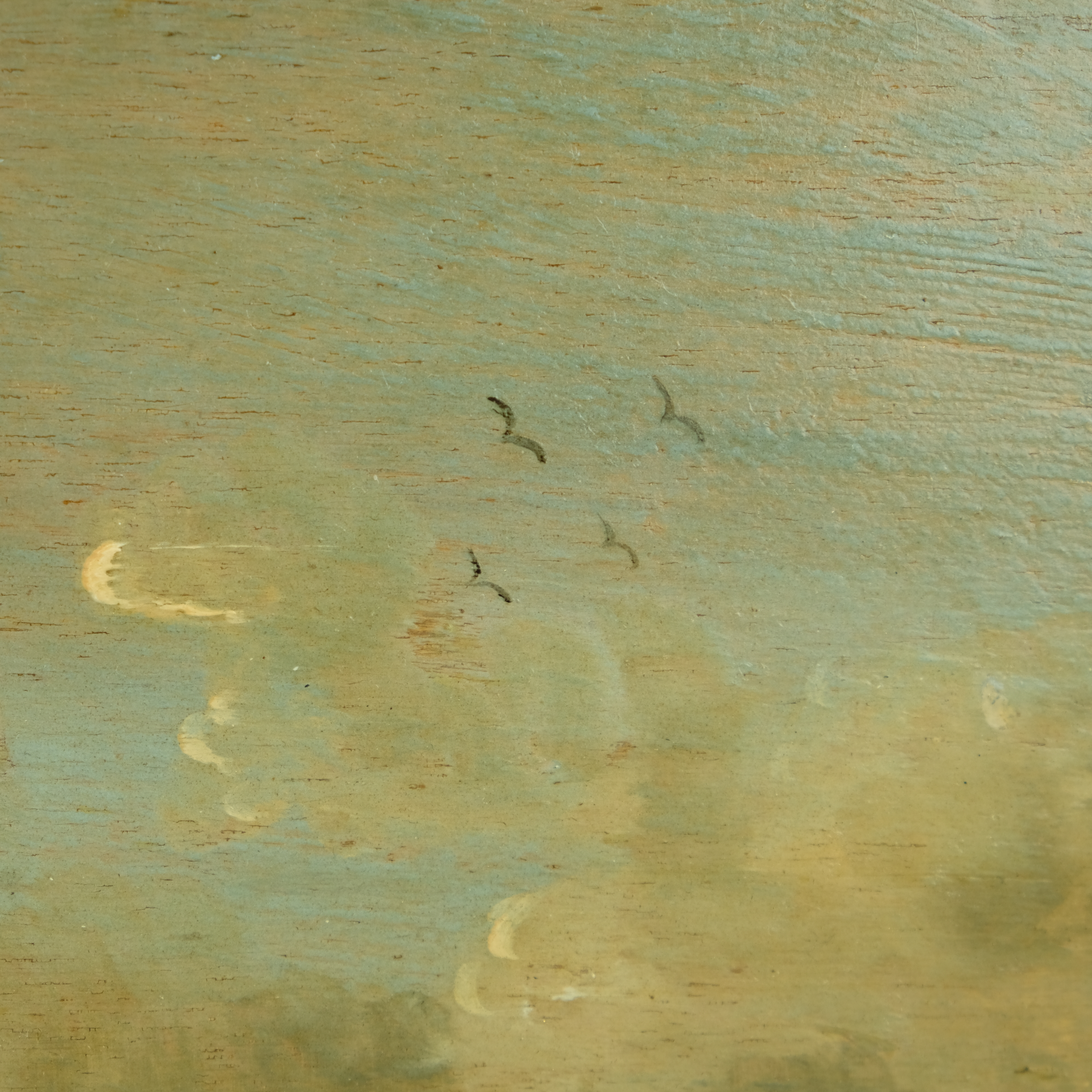 Jacob Classon 1658-1675 - View on Scheveningen - Oil on panel - Detail