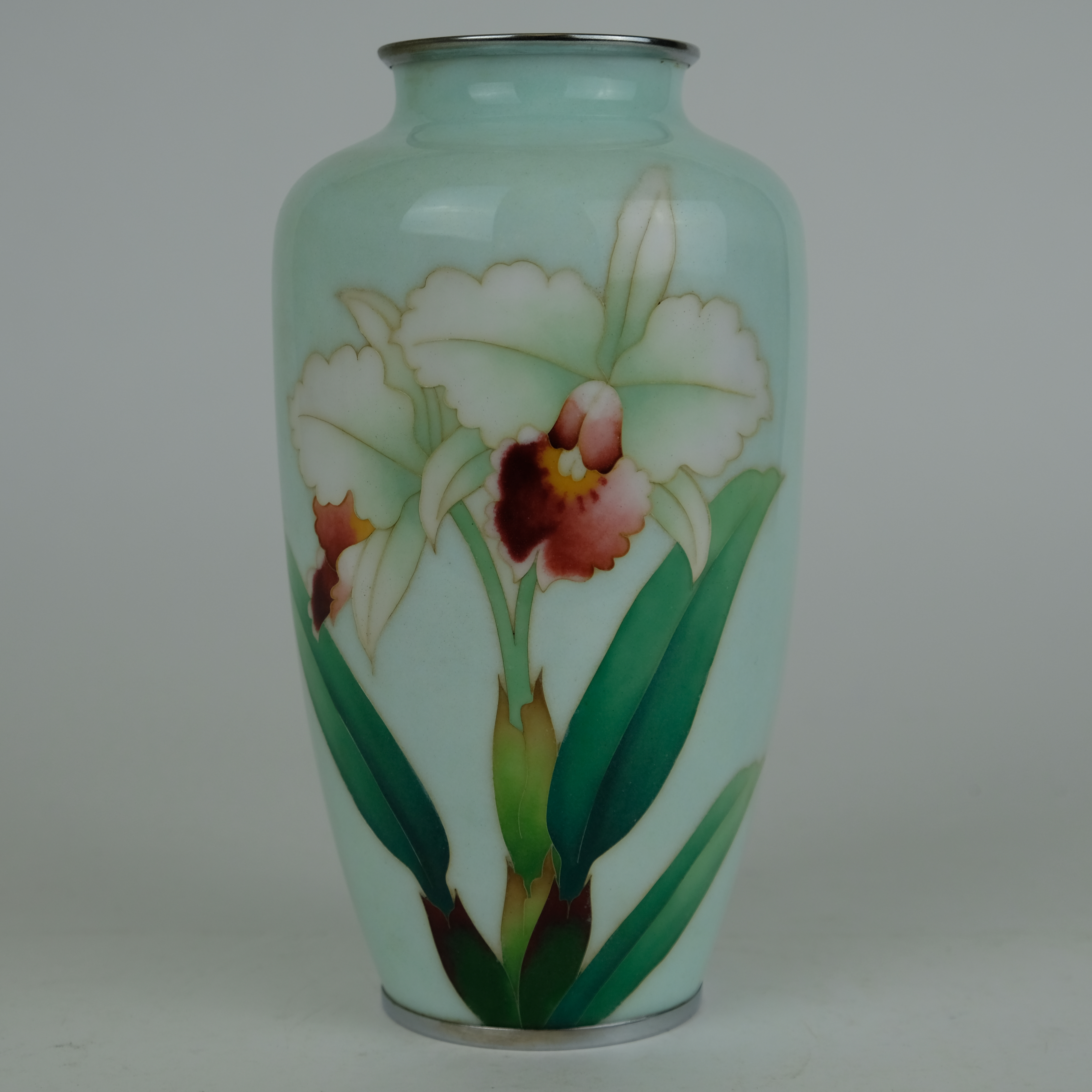 Cloisonne vase by Ando Jubei