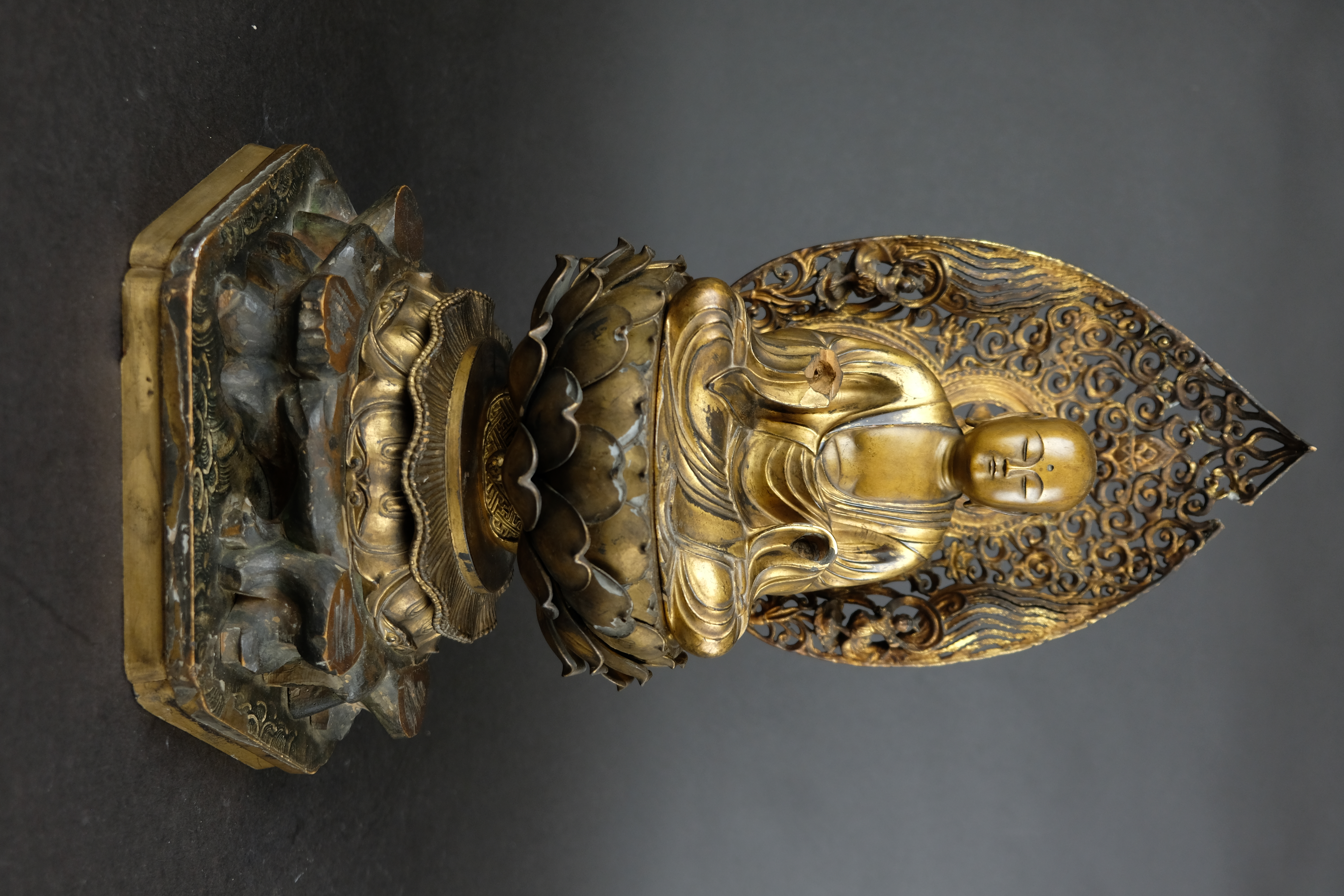 Japanese Buddha on lotus