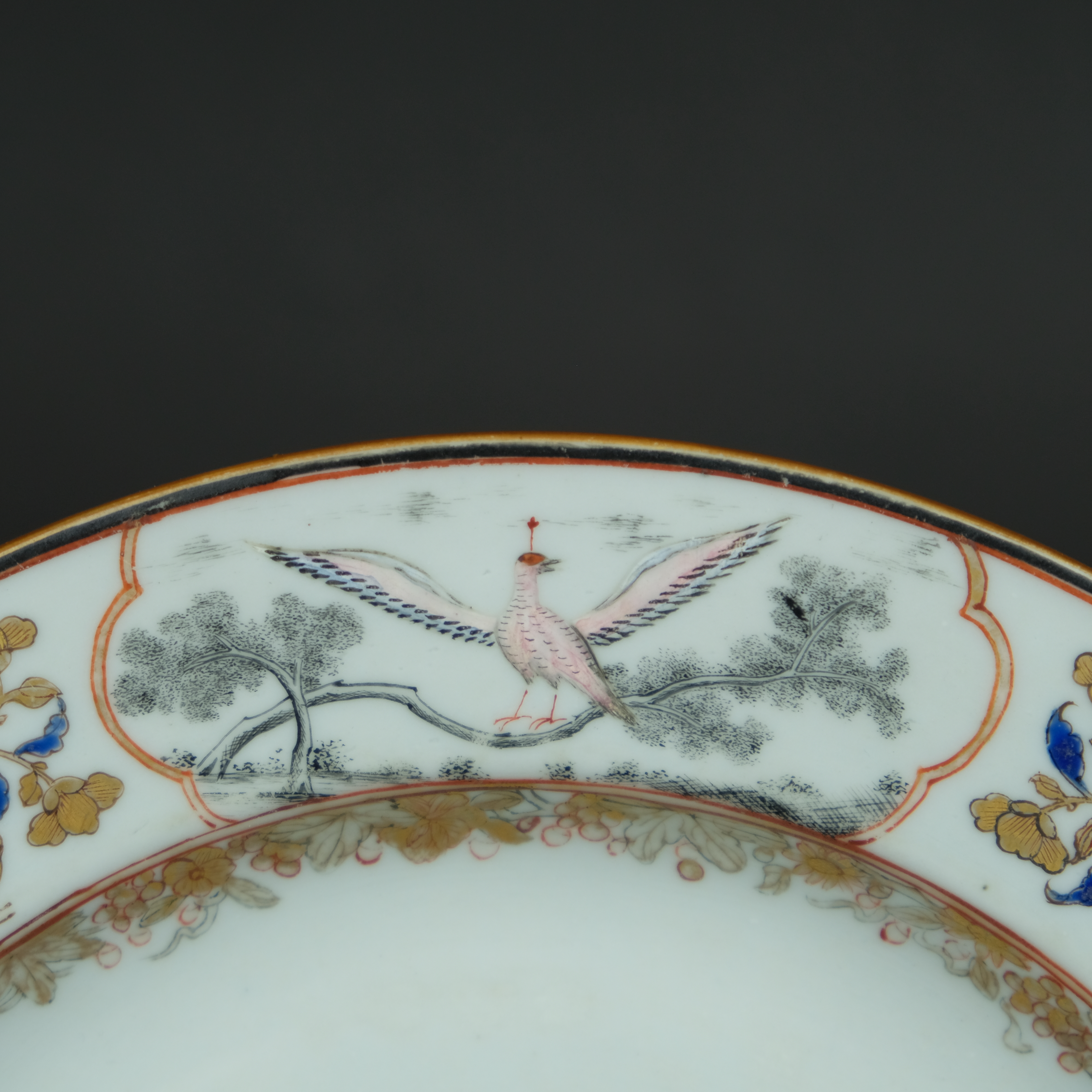 Chinese Export Porcelain Valckenier plate - Detail