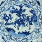 Wanli transitional large plate - Detail