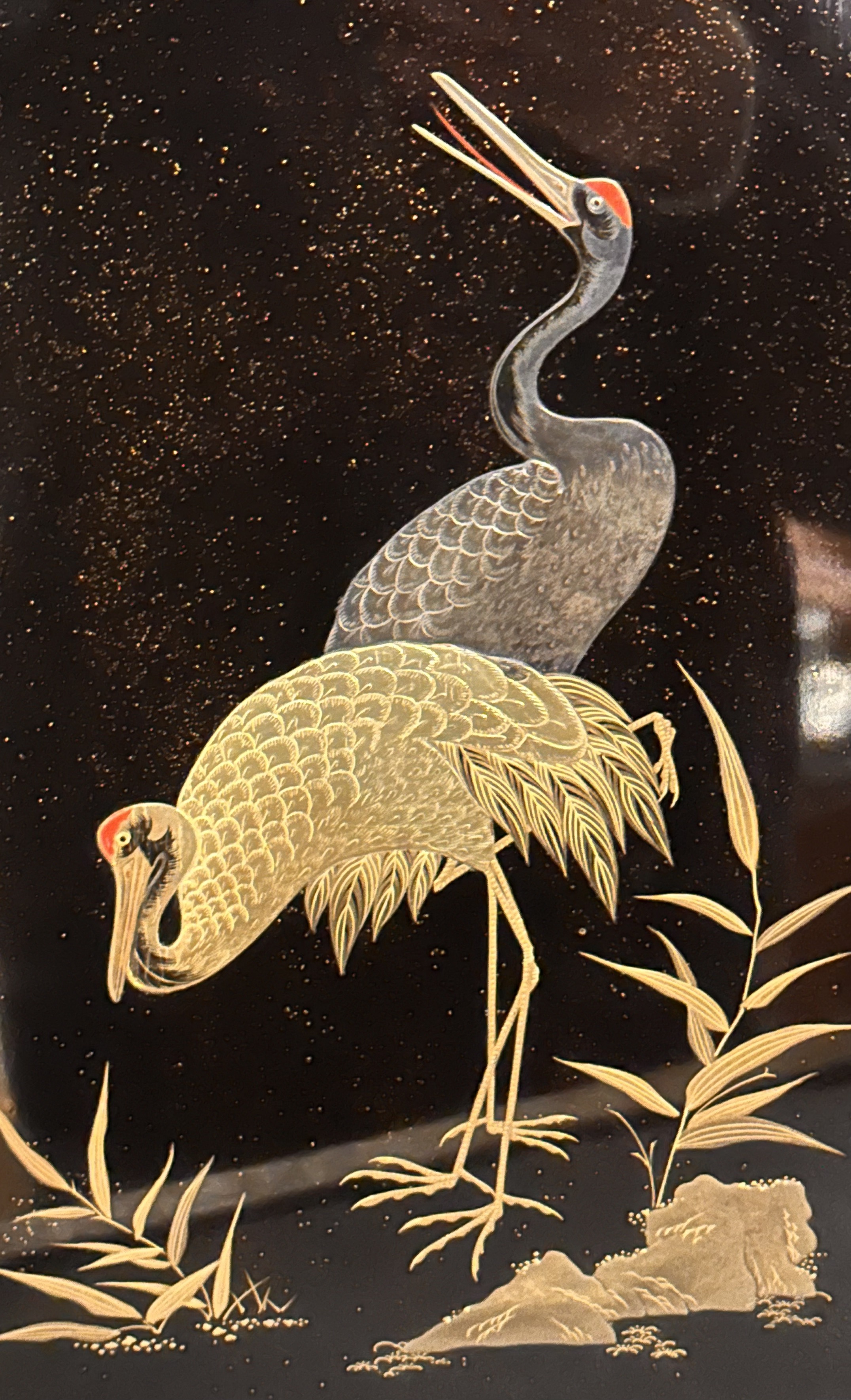 A japanese lacquer box (Edo period 1600 - 1868 )  - Detail