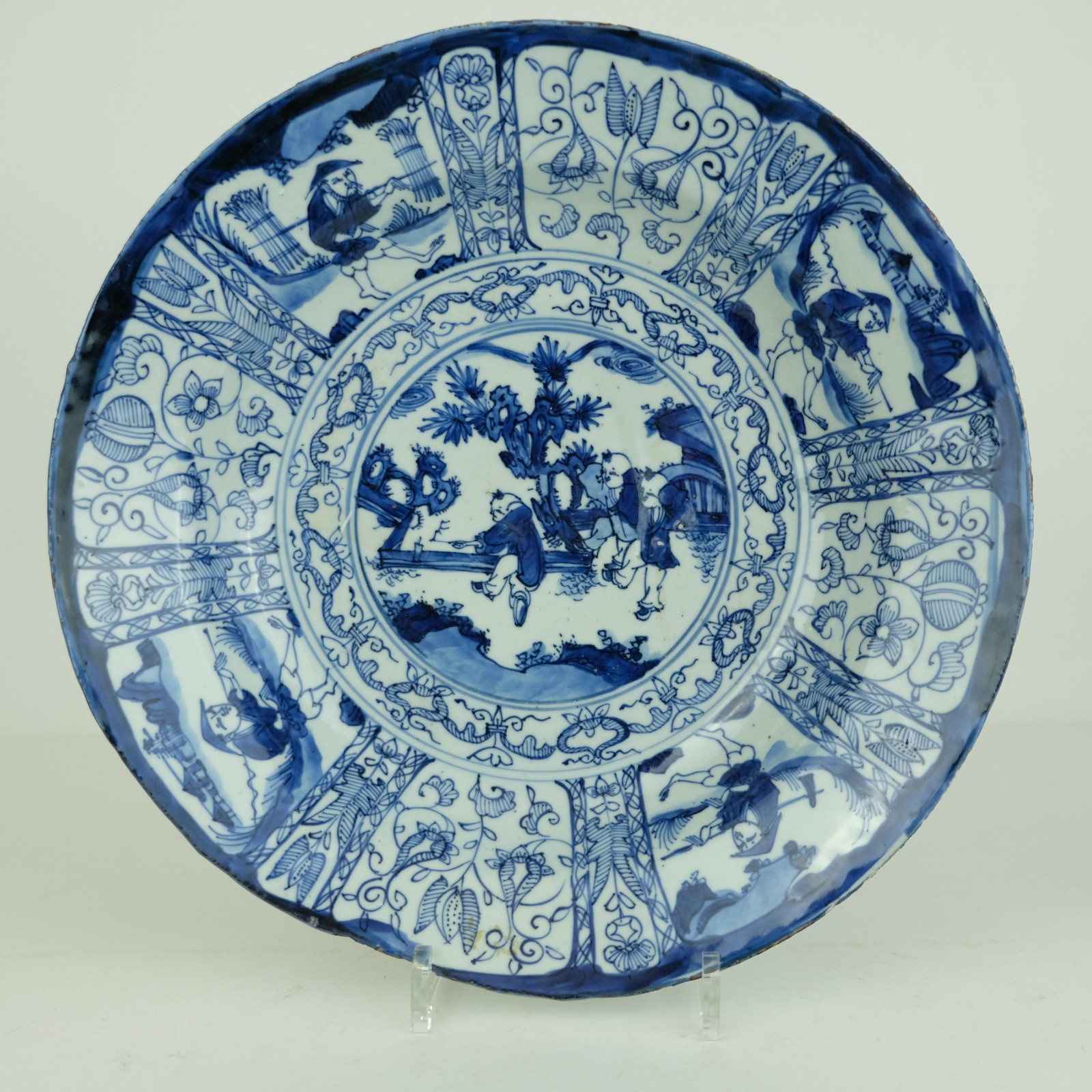 Wanli transitional large plate