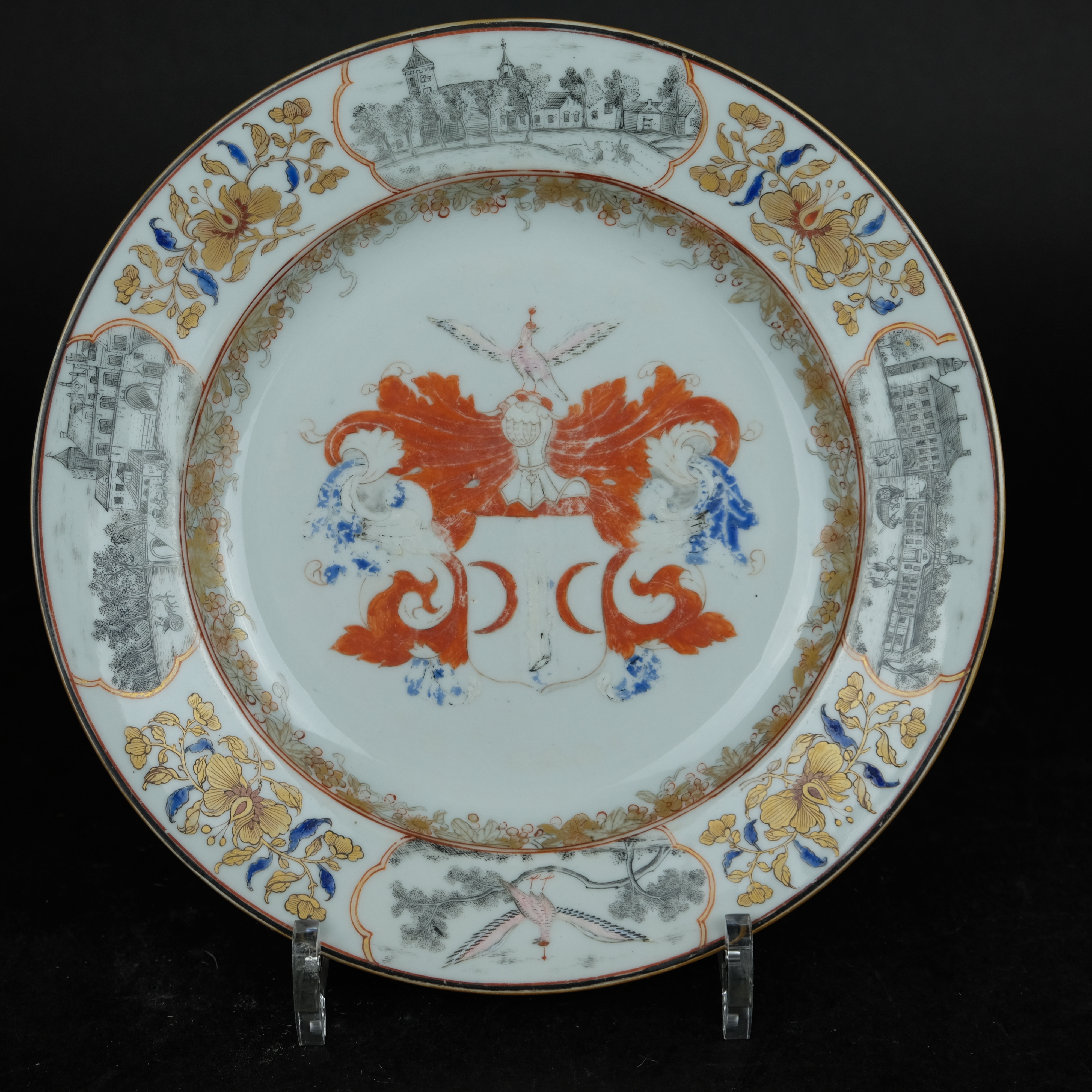 Chinese Export Porcelain Valckenier plate